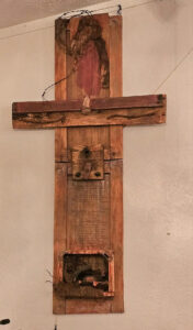 Wooden Crucifix assemblage art